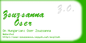 zsuzsanna oser business card